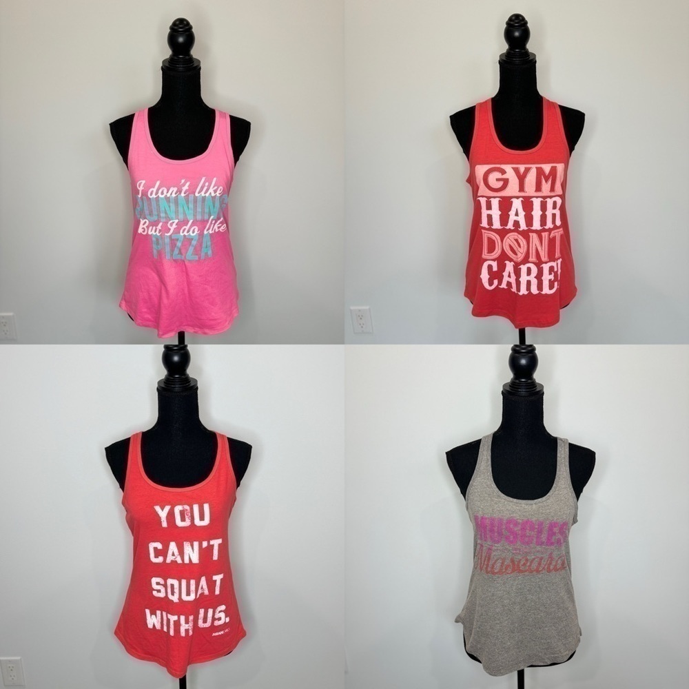 Mean Girls Women's Gym Tank Tops 4-Pieces (Small)